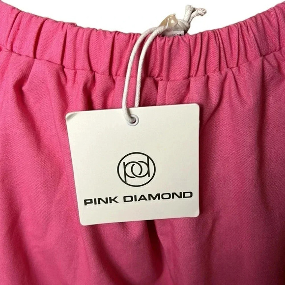 Pink Diamond strapless dress NWT sz 6. Pink Brynlee cut out,fairy,Y2K,coquette - Picture 6 of 11